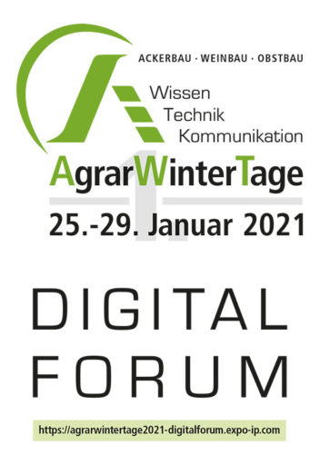 AgrarWinterTage vom 25.-29. Januar 2021 - Digitalforum